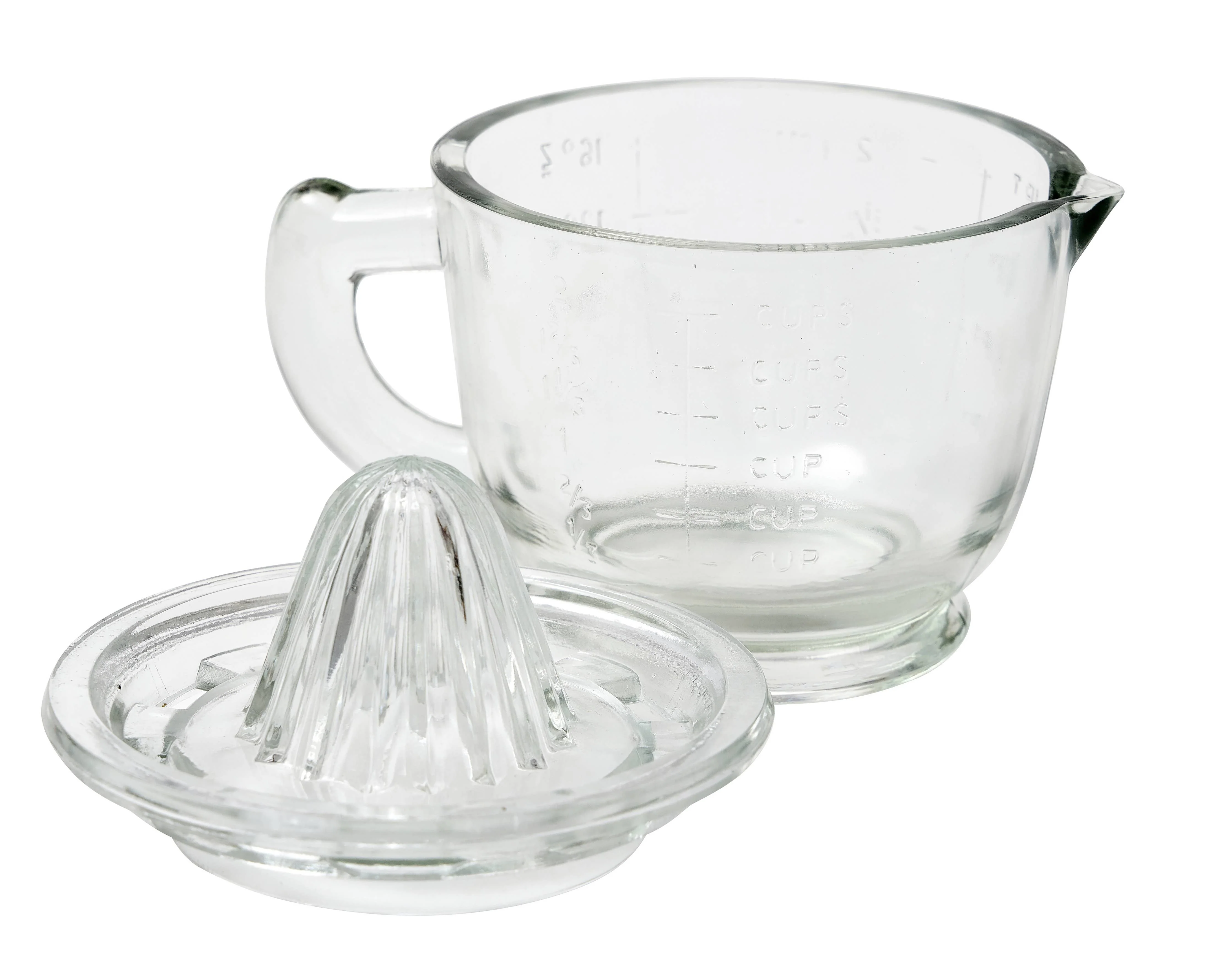 Bistro Glass Citrus Hand Press Juicer with Measuring Cup - Image 8