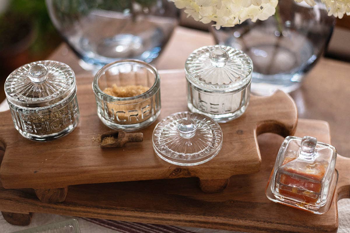 Bistro Glass Sugar Cellar with Scoop - Image 5