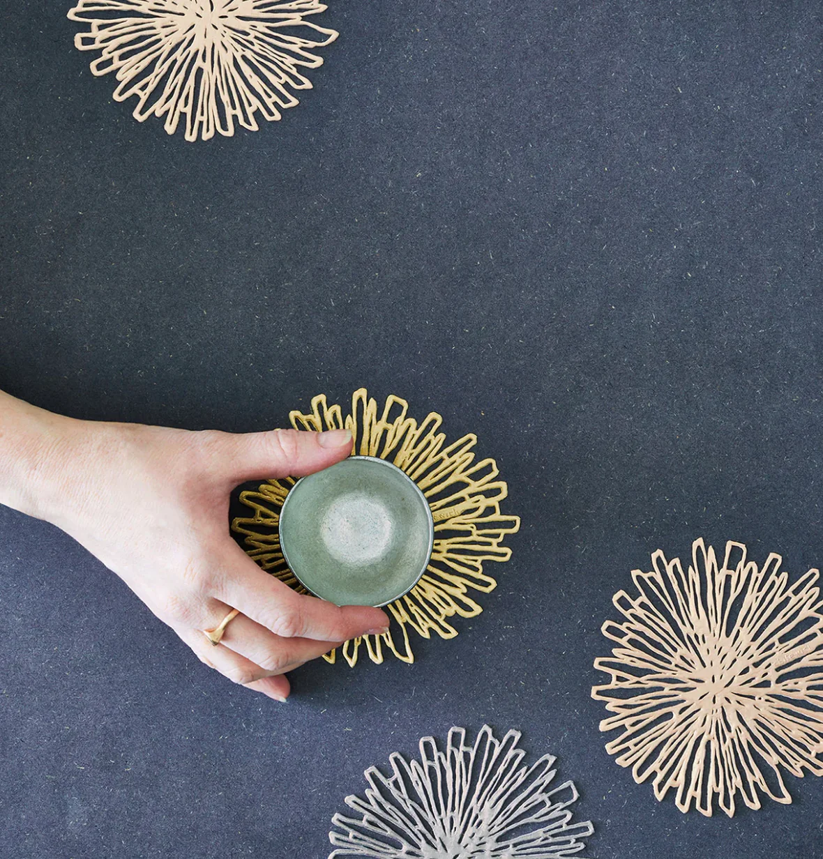 Chilewich Bloom Coasters - Set of 6 - Image 5