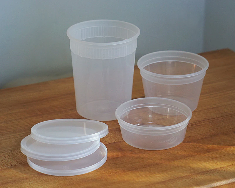 Clear Plastic Containers (set of 5) - Image 7
