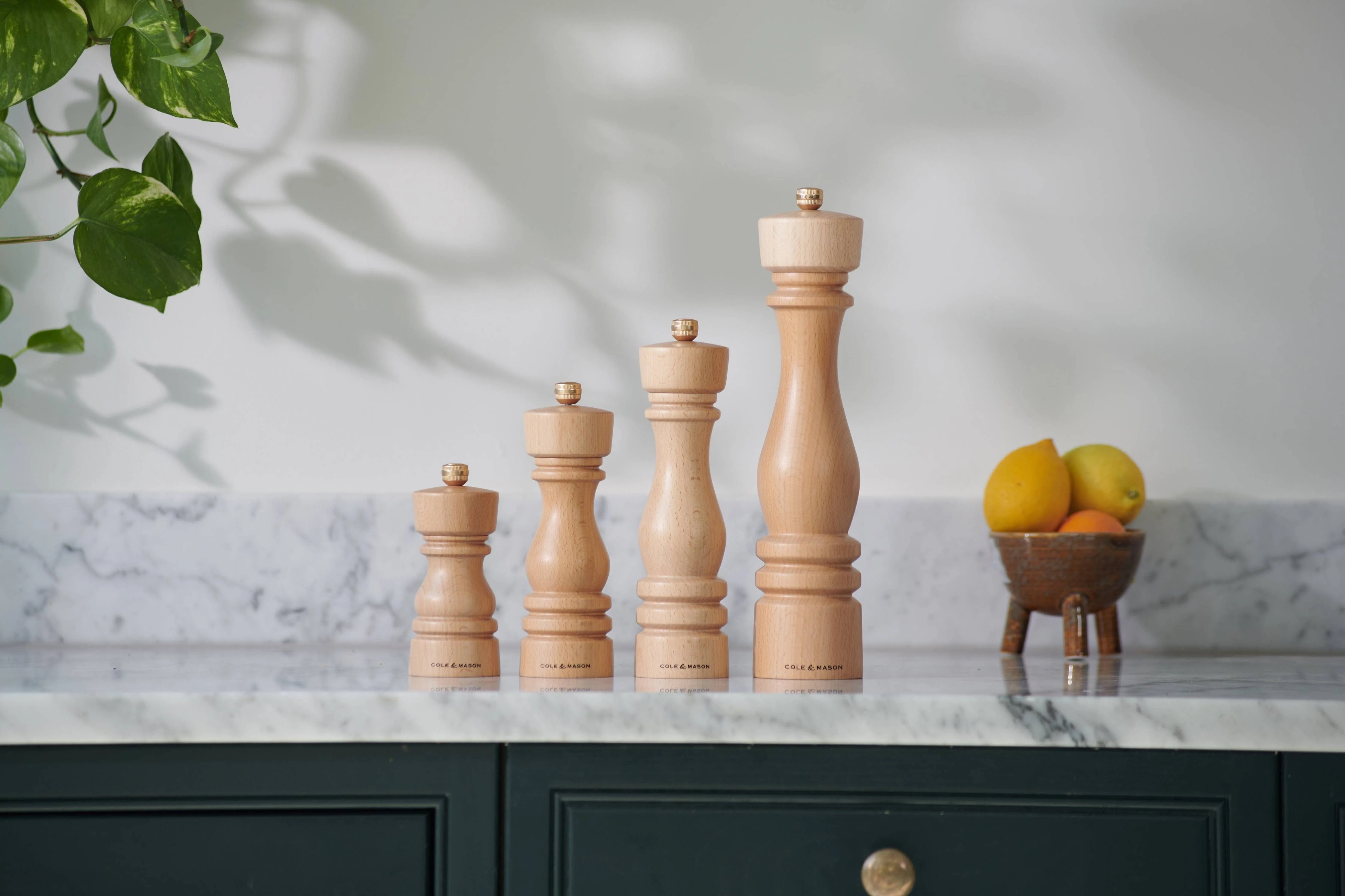 Natural Beech Salt & Pepper Mills - Image 3