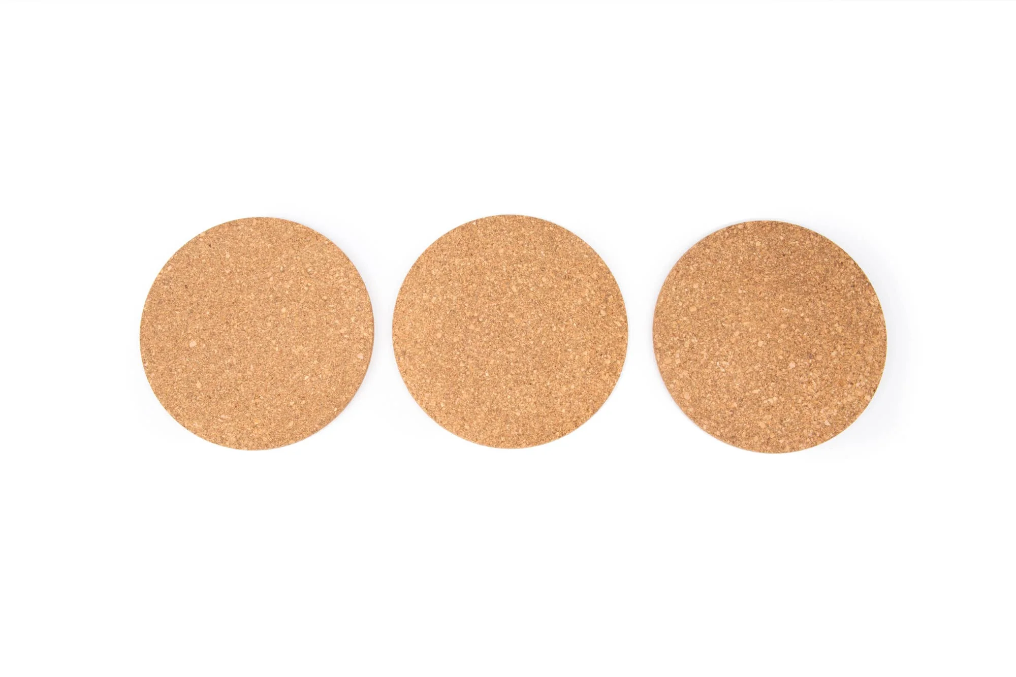 7.25" Round Cork Trivets - Set of 3 - Image 4