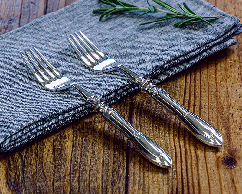 Hôtel Silver Vintage Hollow Handle Fork - Image 7
