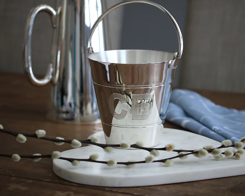 Hôtel Silver Private Label ICE PAIL with Hinged Handle - Image 3