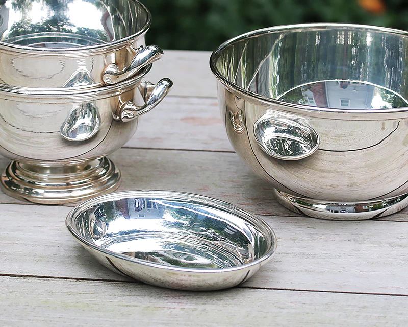 Hôtel Silver Vintage Oval Dish - Image 4