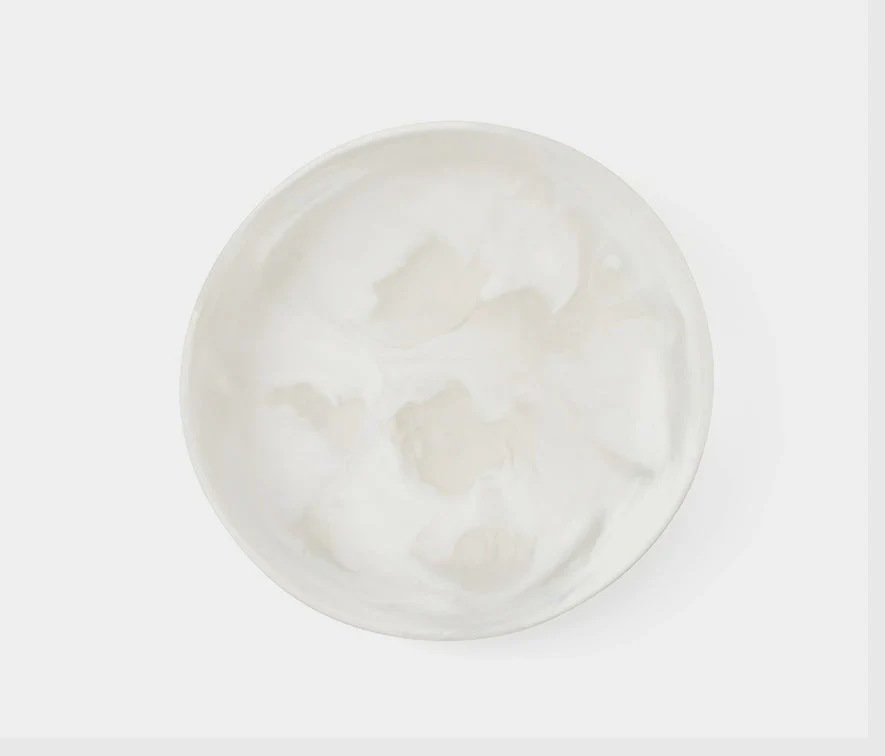 Hugo White Swirled Serving Bowl - Image 3