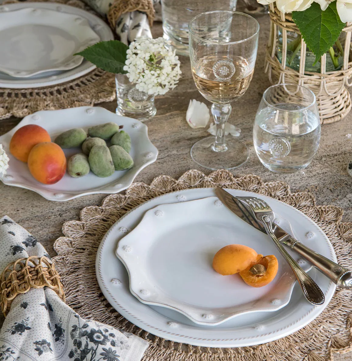 Juliska Berry & Thread Stoneware Dinner Plate - Whitewash - Image 4
