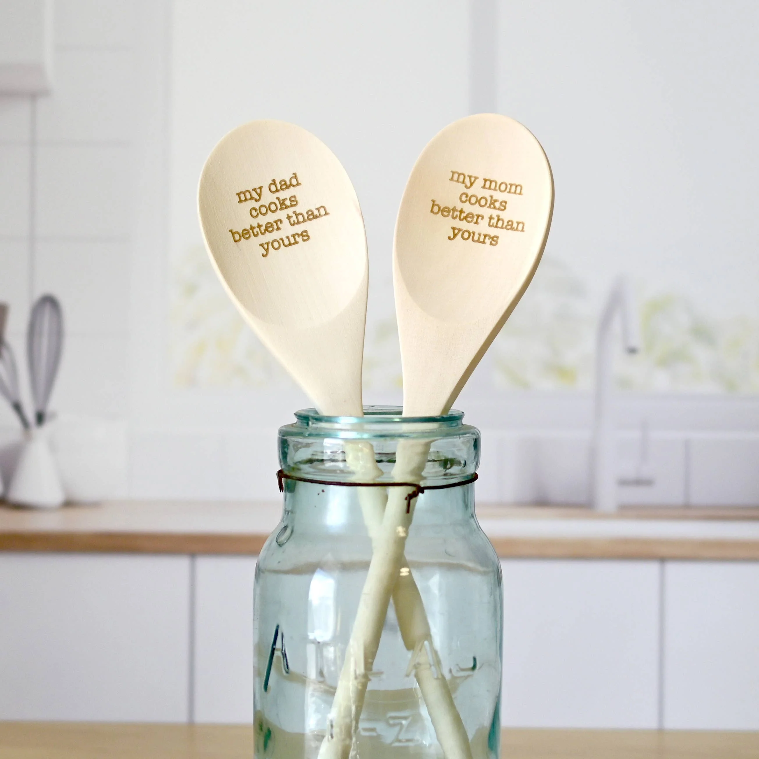 My Mom Cooks Better Than Yours Engraved Spoons - Image 2