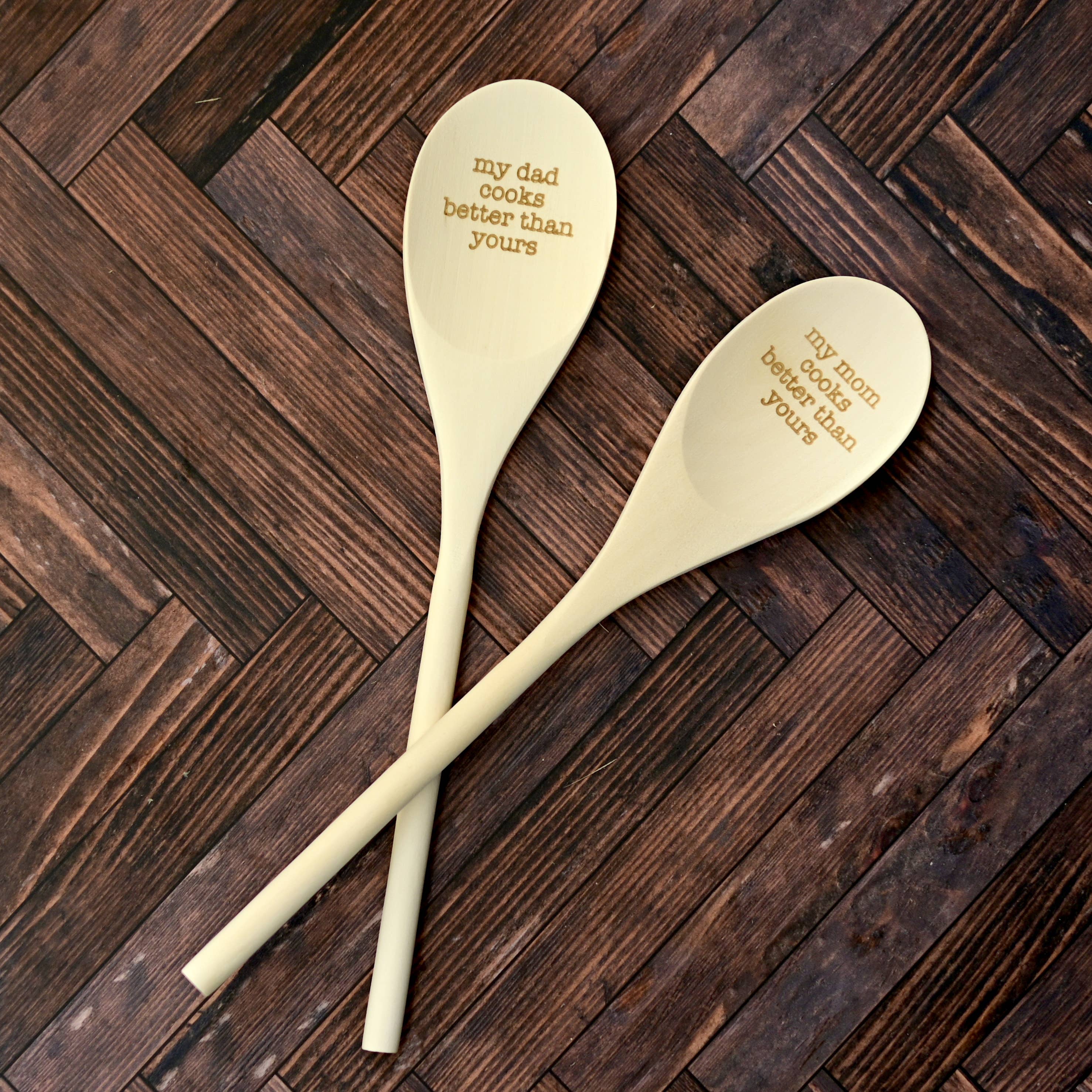 My Mom Cooks Better Than Yours Engraved Spoons - Image 3