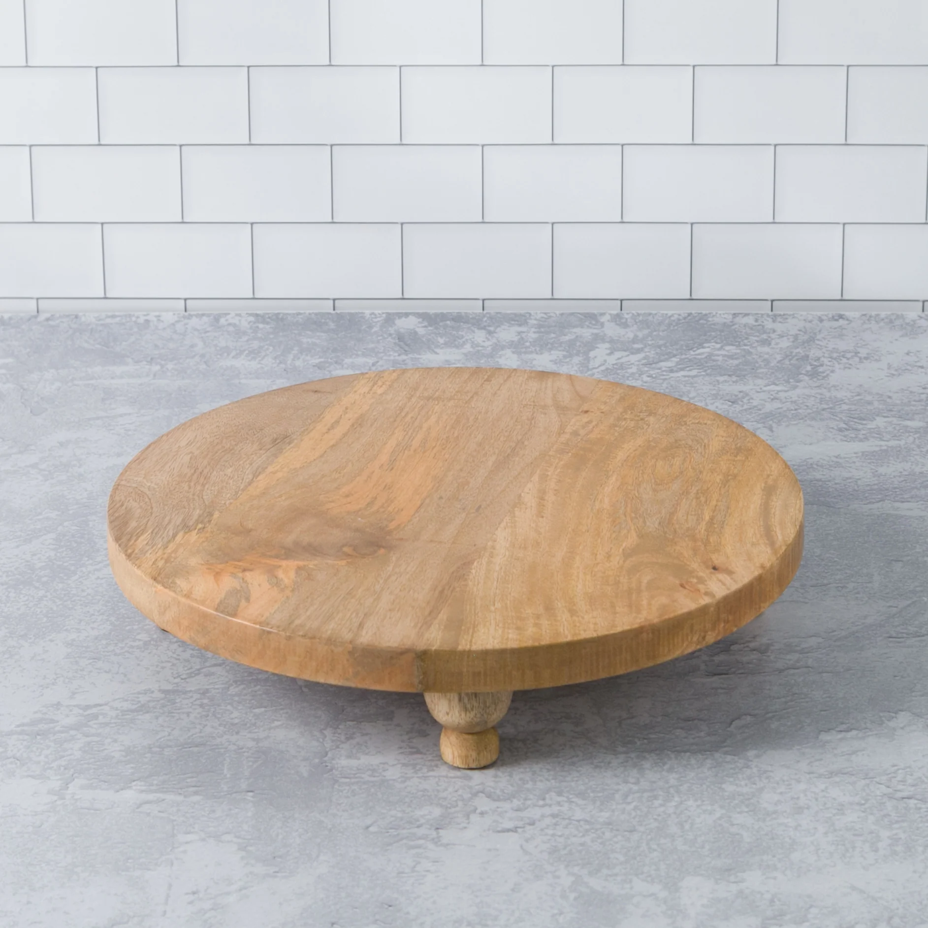 Natural Round Footed Board - Artisan Wood - Image 5