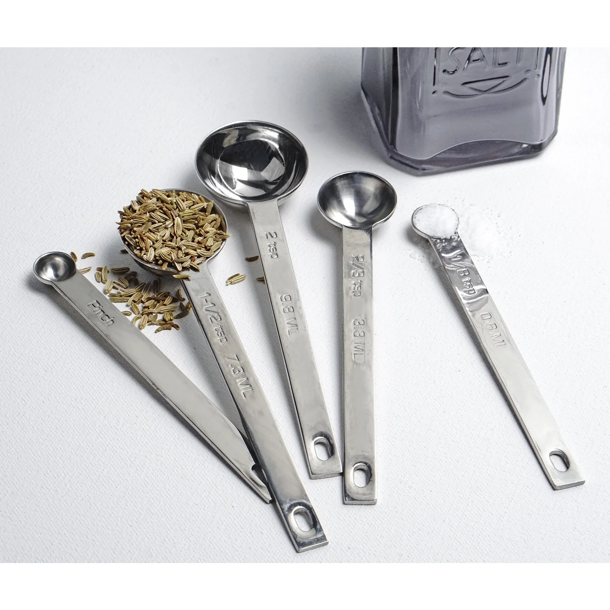 Odd Size Spoon Set Of 5 - Image 3