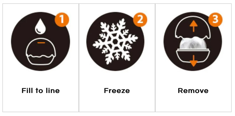 Silicone Ice Ball mould Set - 2 pack - Image 5