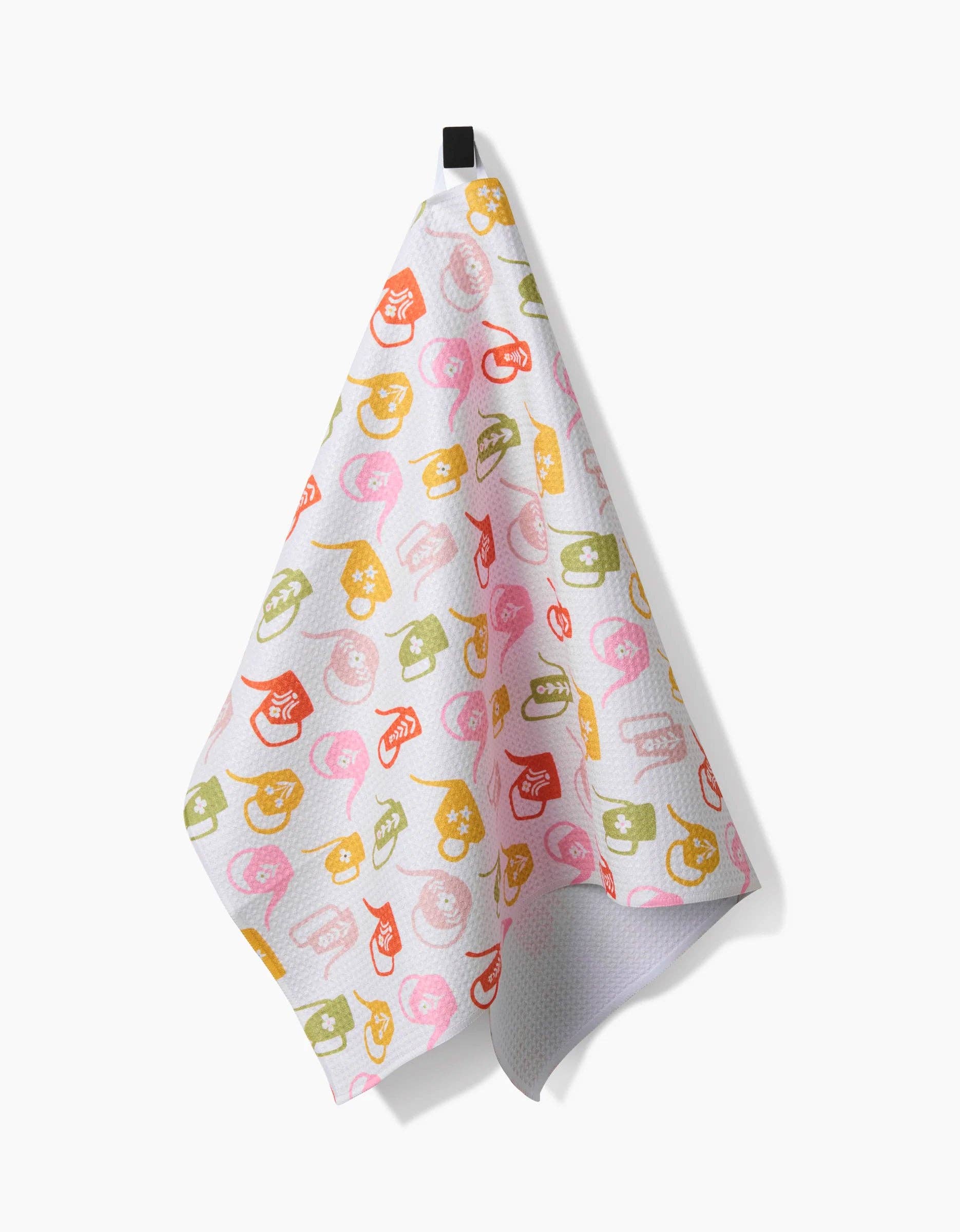 Retro Watering Cans Tea Towel - Image 3