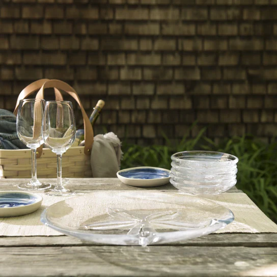 Simon Pearce Sand Dollar Plate - Image 3