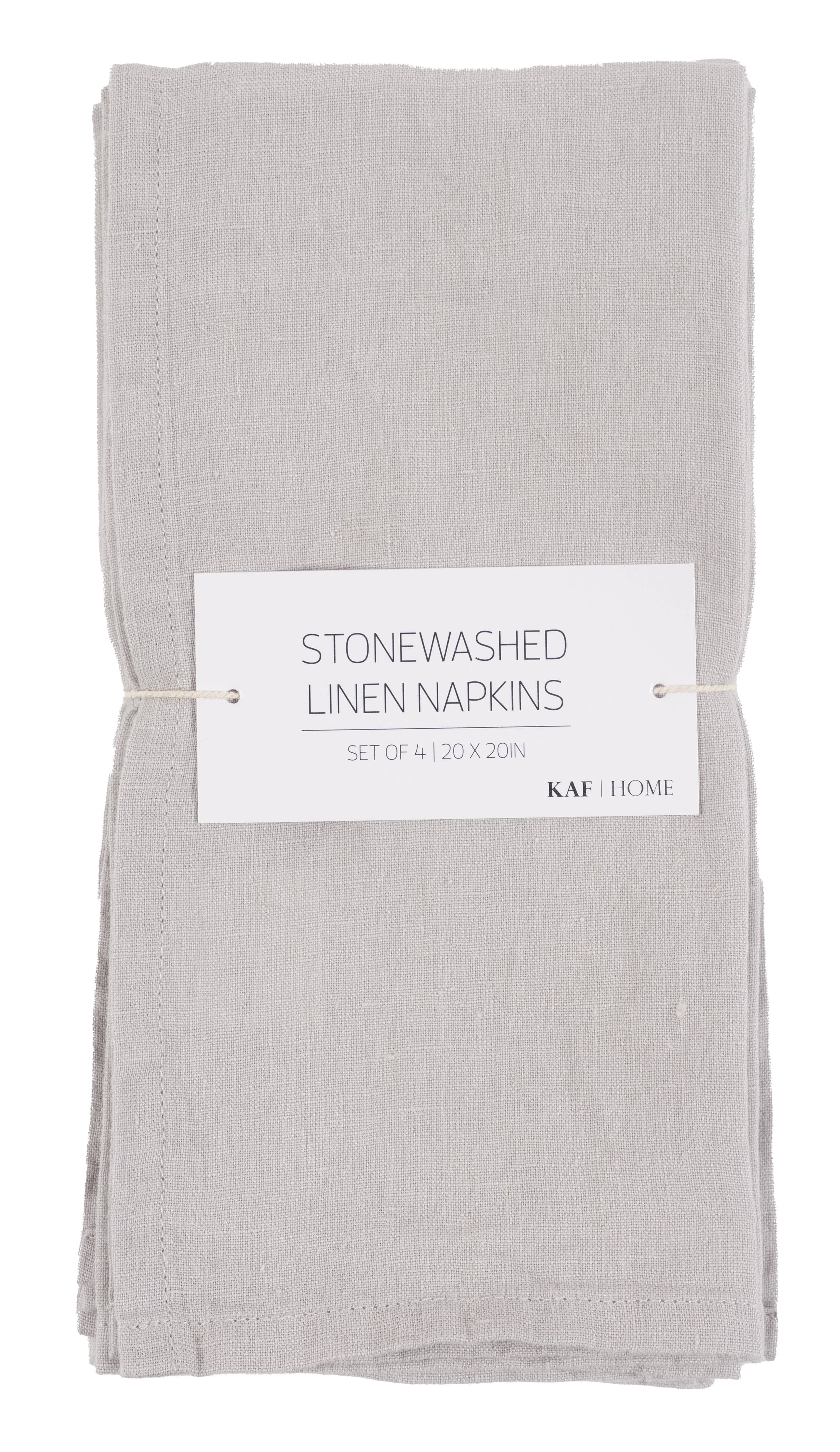 Stone Washed Linen Napkins - Set Of 4 - Image 8