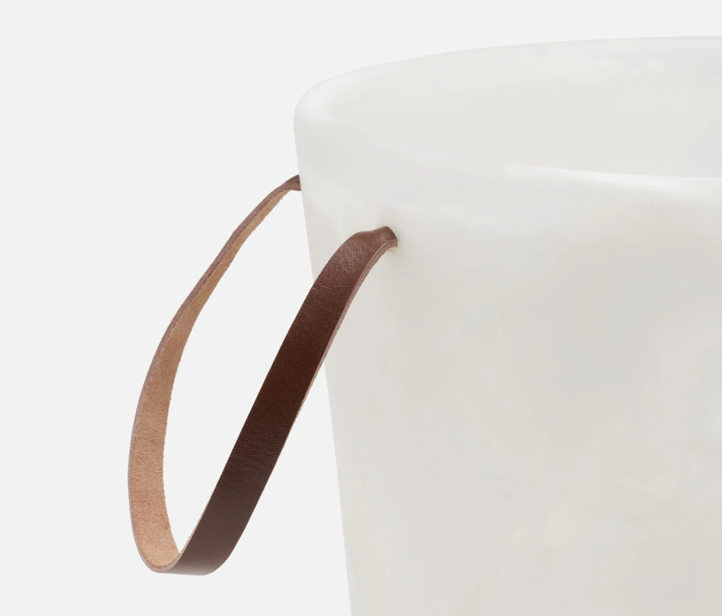 Wesley White Swirled Resin Champagne Bucket - Image 3